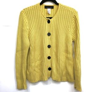 Jones New York Cotton Button Down Boxy Top sz XL